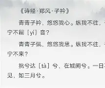 子衿完整版原文-kaiyun体育平台